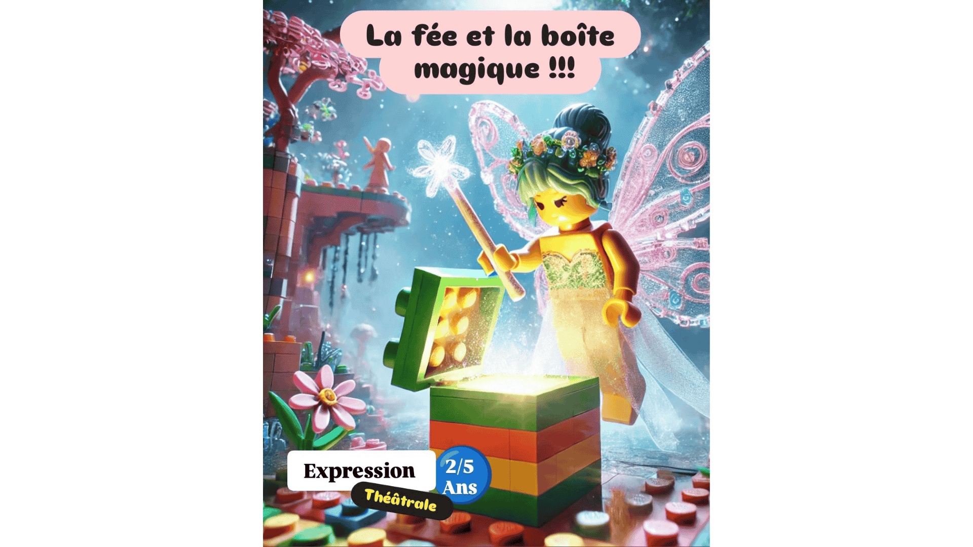 Spectacle enfants Fee et boite magique bar a rire Marly