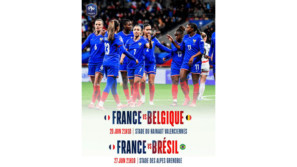 Football France VS Belgique juin 2025