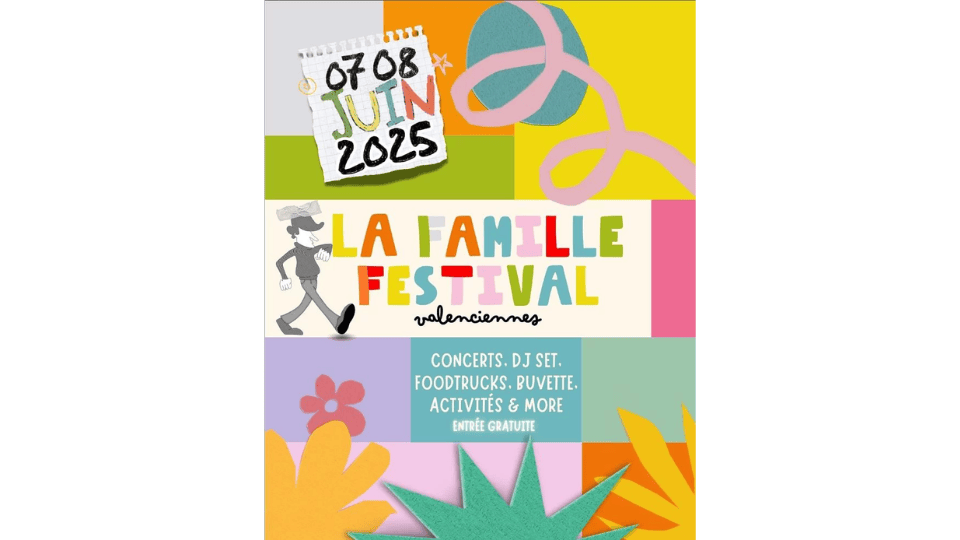 Affiche de la Famille Festival Valenciennes